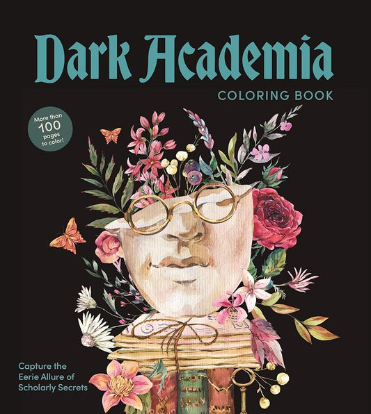 Dark Academia Coloring Book: Capture the Eerie Allure of Scholarly Secrets (Chartwell Coloring Books) cover image